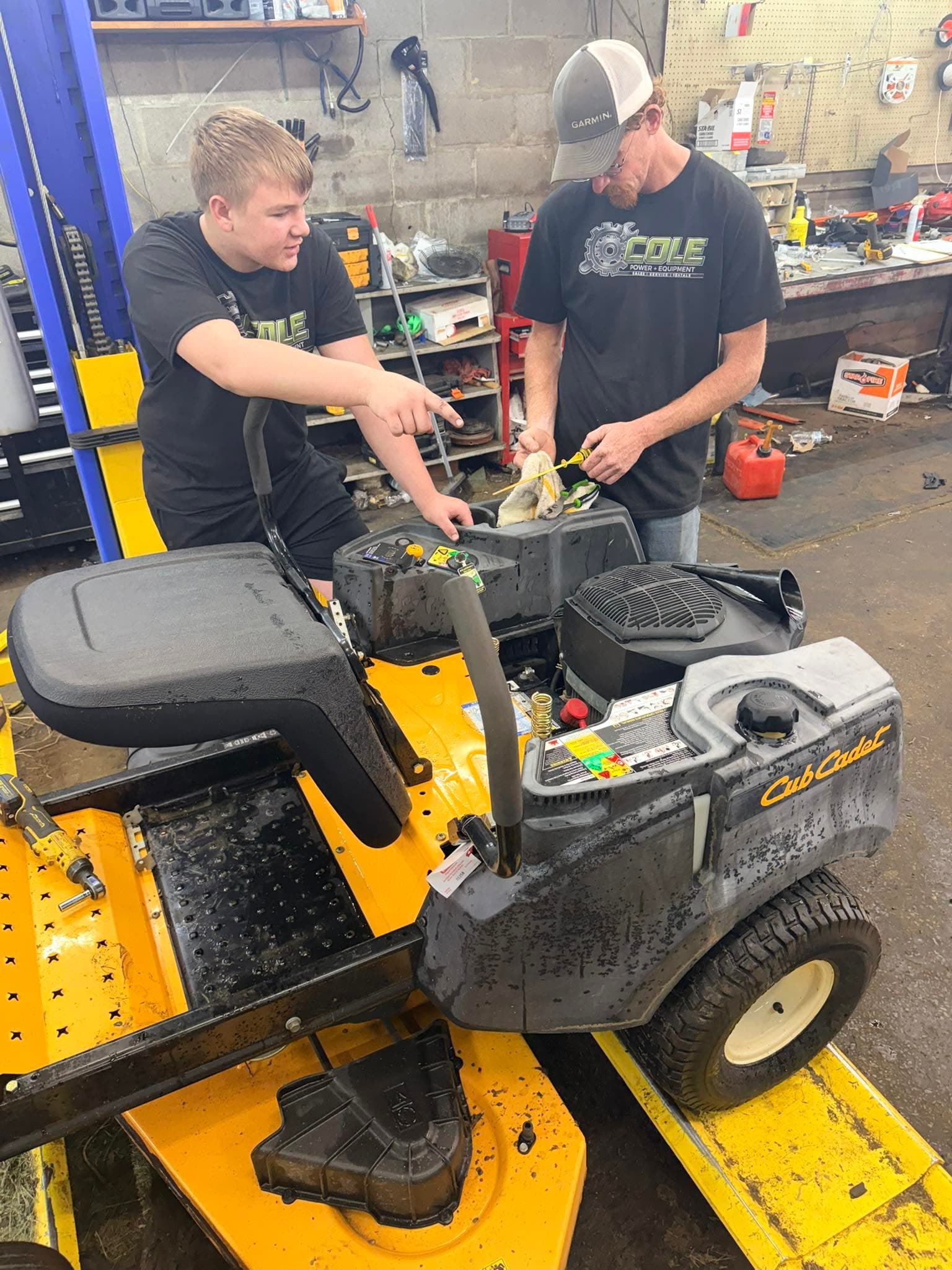 Cole Power and Equipment service center