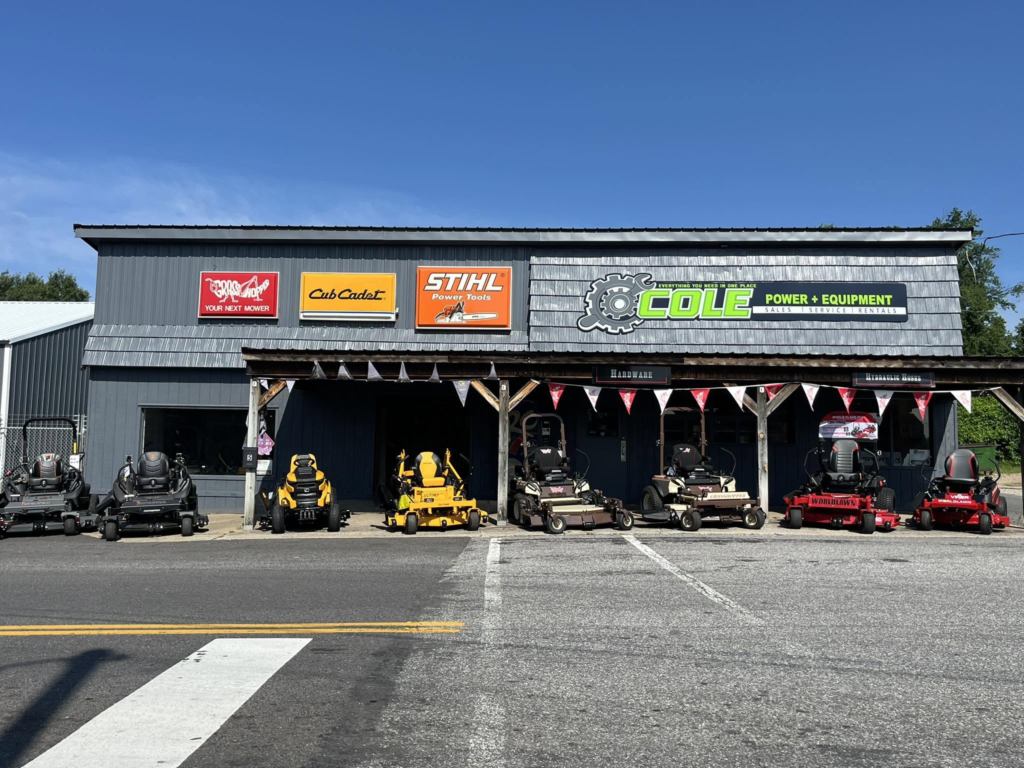 Cole Power and Equipment storefront in Fancy Farm, KY